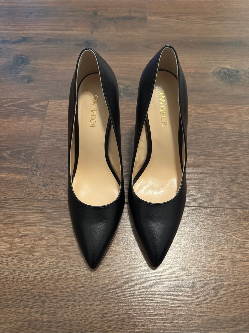 Jenn Ardor Black Heels Pumps Pointed Toe Stiletto Dress Shoes Women’s